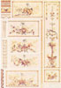 Dollhouse Miniature Wallpaper, Minuet (Panel)