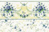 Dollhouse Miniature Wallpaper, Sonata (Blue)