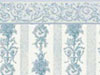 Dollhouse Miniature Wallpaper, Symphony Stripe, Blue