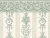 Dollhouse Miniature Wallpaper, Symphony Stripe, Seafoam