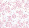 Dollhouse Miniature Wallpaper Tiffany, Pink