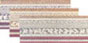 Dollhouse Miniature Border Traditions, Sapphire