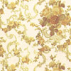 Dollhouse Miniature Wallpaper, Roosevelt Rose, Yellow