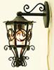 Dollhouse Miniature Ornate Carriage Lamp