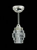 LED Battery Modern Deco Art Ceiling Light with Wand, Silver, CR1632 Battery Included, 3 Volt