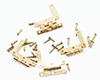 Dollhouse Miniature HL Hinges with Nails, 4/Pk