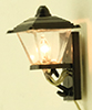 Dollhouse Miniature Black Coach Lamp