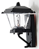 Dollhouse Miniature Black Coach Lamp, Non-Working