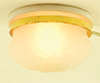 Dollhouse Miniature Frosted Ceiling Light