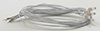 Dollhouse Miniature 12V. Flame Bulb On 8 Inch Wire, 6/Pk