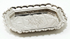 Dollhouse Miniature Silver Tray