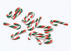 Dollhouse Miniature Red/Green/White Candy Canes 12Pcs.