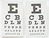 Dollhouse Miniature Eye Chart