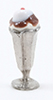 Dollhouse Miniature Sundae, Filled