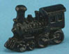 Dollhouse Miniature Engine Train-Black
