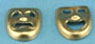 Dollhouse Miniature Comedy and Tragedy Masks