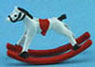 Dollhouse Miniature Mini Rocking Horse/ Assorted