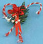 Dollhouse Miniature Candy Canes Wall Decoration