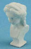 Dollhouse Miniature White Bust Of Lady