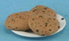 Dollhouse Miniature Chocolate Chip Cookies On Plate
