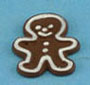 Dollhouse Miniature Gingerbread Cookie 1Pc.