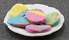 Dollhouse Miniature Easter Cookies On Plate