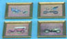 Dollhouse Miniature Antique Car Prints/Set Of 4