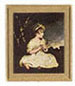 Dollhouse Miniature Sm Framed Pictures, Children, 4 Pcs.