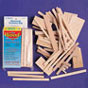 Dollhouse Miniature Basswood Economy Bag
