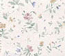 Dollhouse Miniature Pre-pasted Wallpaper, Allover Floral, Blue/Pink