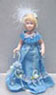 Dollhouse Miniature Victorian Porcelain Lady-Blue