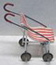 Dollhouse Miniature Stroller 