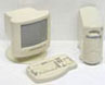 Dollhouse Miniature 4Pc White Computer Set