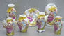 Dollhouse Miniature 7 Pc Vases/Plate-Figures
