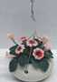 Dollhouse Miniature Pink Flowers-Hanging