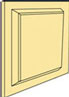 Dollhouse Miniature Dpa-70-1 Door Panel