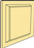 Dollhouse Miniature Wainscot Panel, 1/Sheet