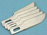 Dollhouse Miniature P#10 Carded Blades, 5/Pk