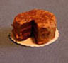 Dollhouse Miniature Cake, German Chocolate