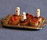 Dollhouse Miniature Cupcakes, Ghost