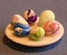 Dollhouse Miniature Easter Egg Plate