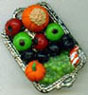 Dollhouse Miniature Harvest Platter Small