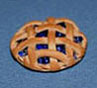 Dollhouse Miniature Pie Blueberry