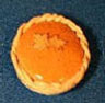 Dollhouse Miniature Pie Pumpkin Decorated