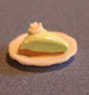 Dollhouse Miniature Pie Slice Key Lime