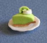 Dollhouse Miniature Pie, Kiwi, Slice