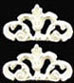 Dollhouse Miniature Applique, 2/Pk