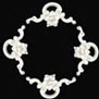 Dollhouse Miniature Ceiling Carving