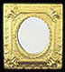 Dollhouse Miniature Mirrored Frame