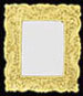 Dollhouse Miniature Mirrored Frame